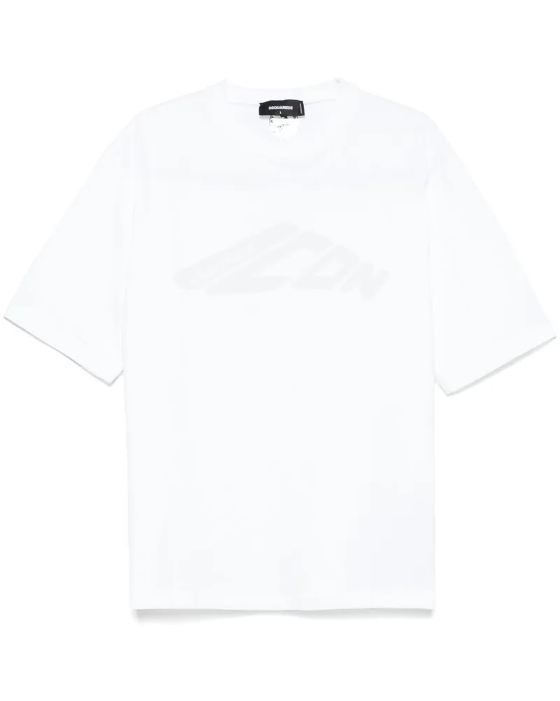 Dsquared2 T-Shirt mit "Icon"-Print - Weiß Weiß
