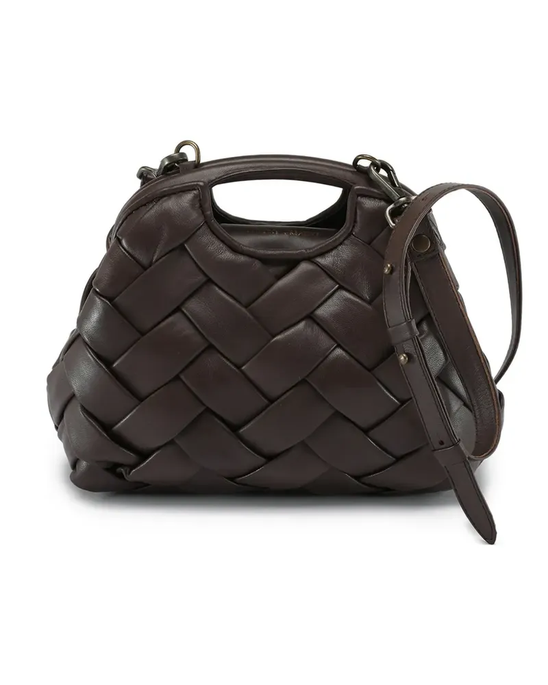 Officine Creative Italia Gewebte Helen 08 Handtasche - Braun Braun