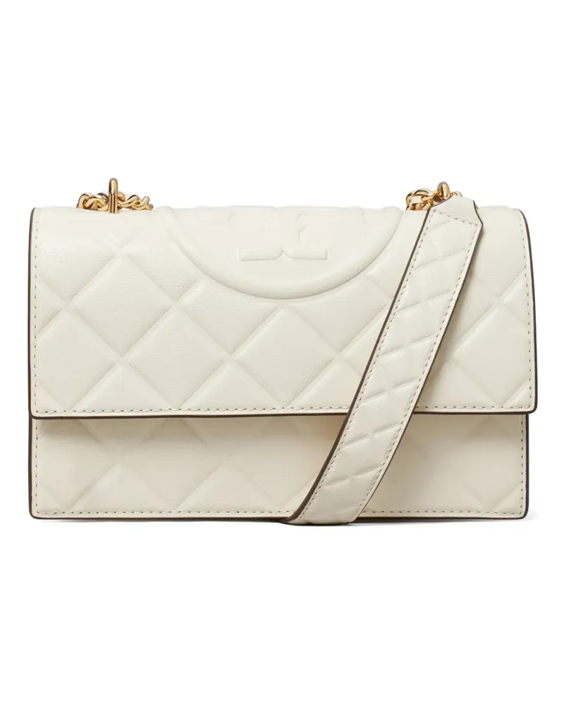 Tory Burch Kleine Fleming Schultertasche - Nude Nude