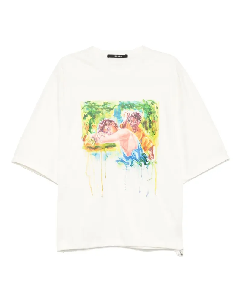 SONGZIO Youth Aquarelle Dolman T-Shirt - Nude Nude