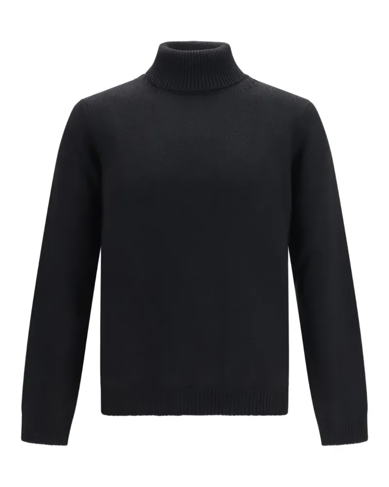 Roberto Collina ribbed-knit turtleneck sweater - Schwarz Schwarz