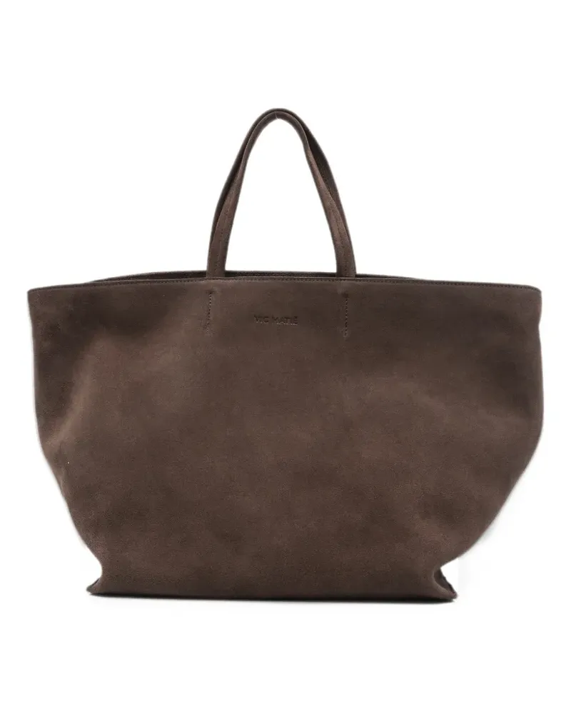 Vic Matié logo-debossed tote bag - Braun Braun