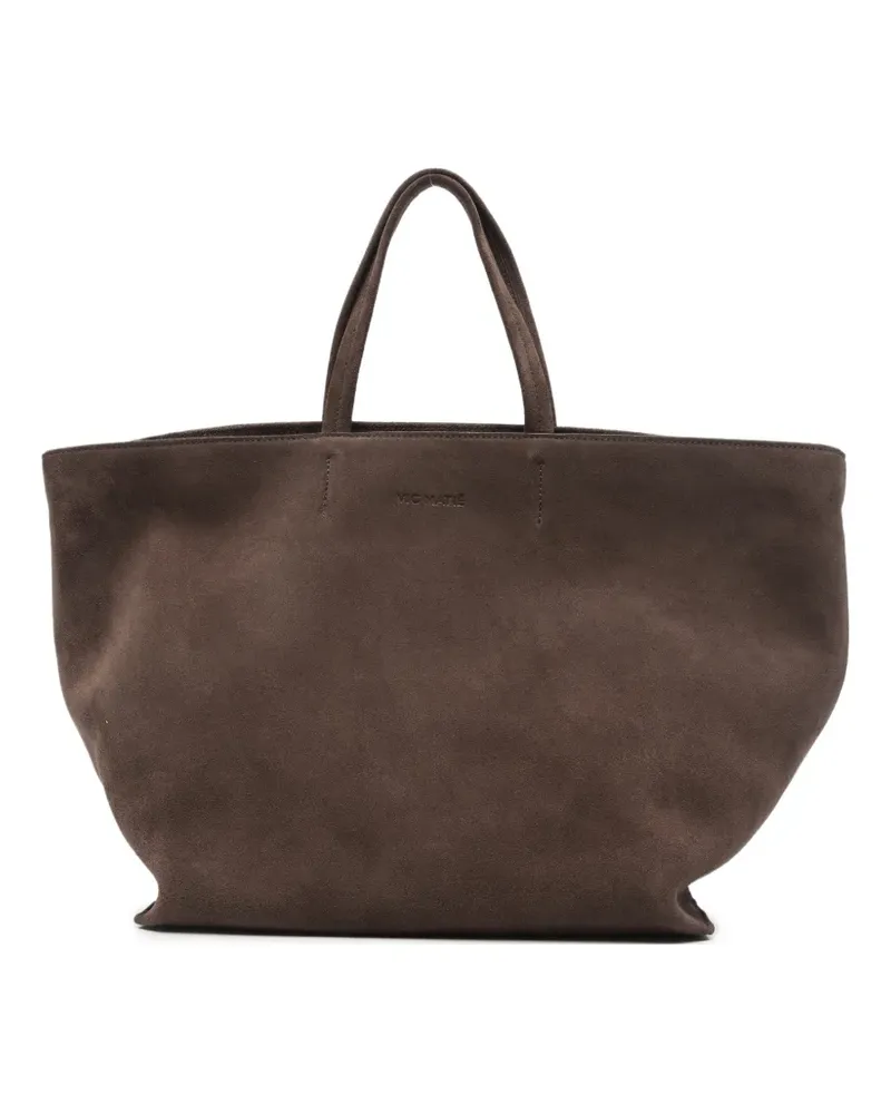 Vic Matié logo-debossed tote bag - Braun Braun