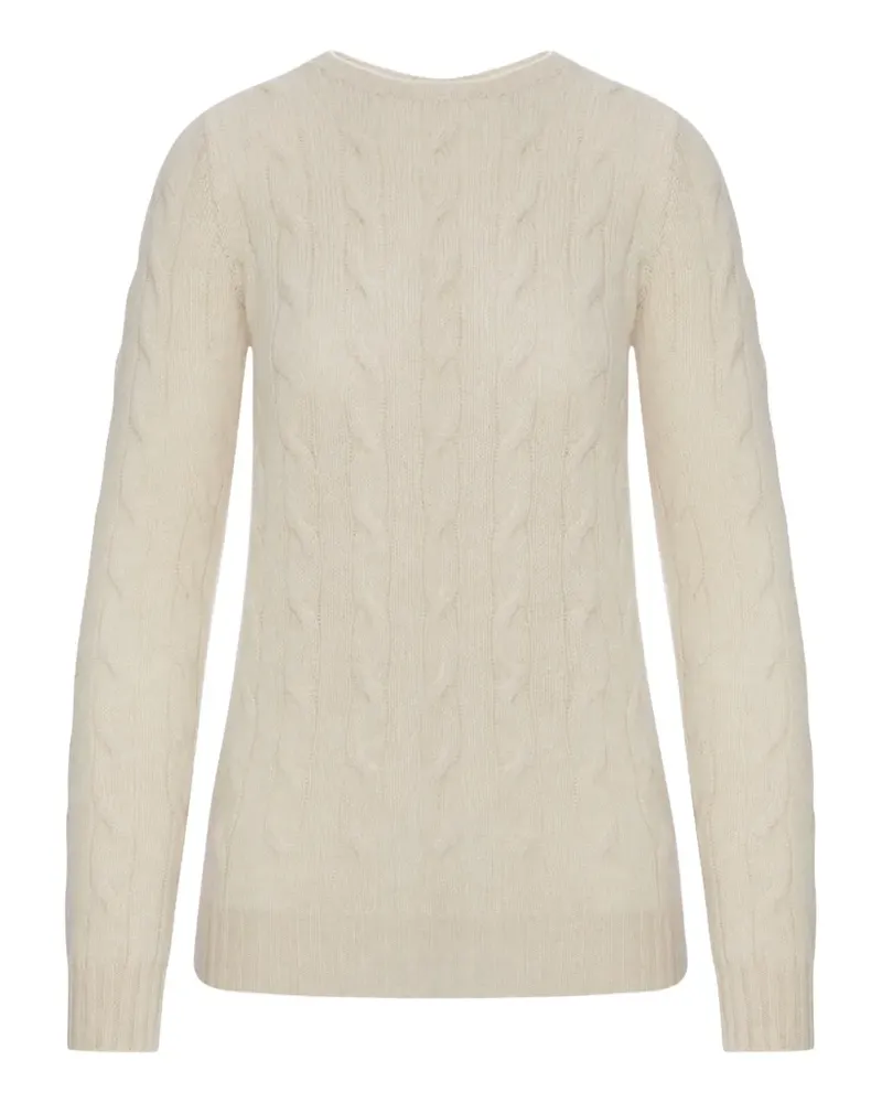 Ralph Lauren Pullover mit Zopfmuster - Nude Nude