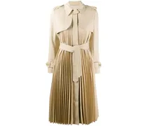 Trenchcoat mit Falten - Nude