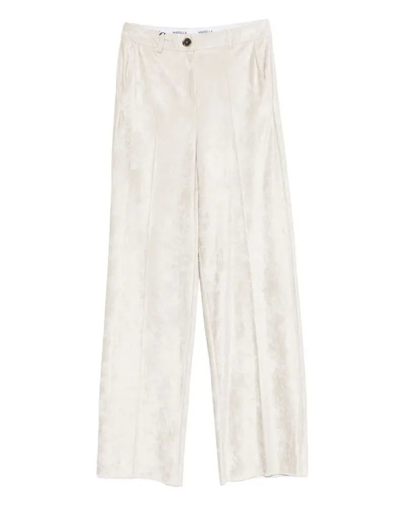 MARELLA Avana corduroy trousers - Weiß Weiß