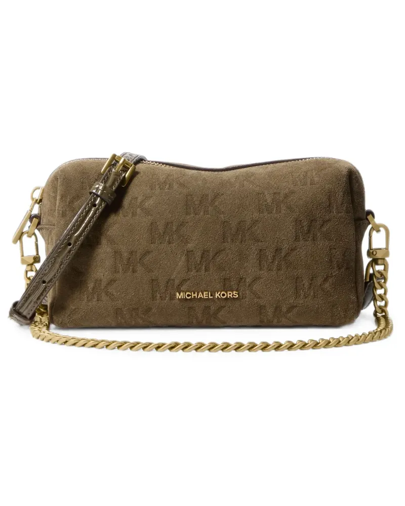 Michael Kors Umhängetasche mit Monogramm-Prägung - Grün Grün