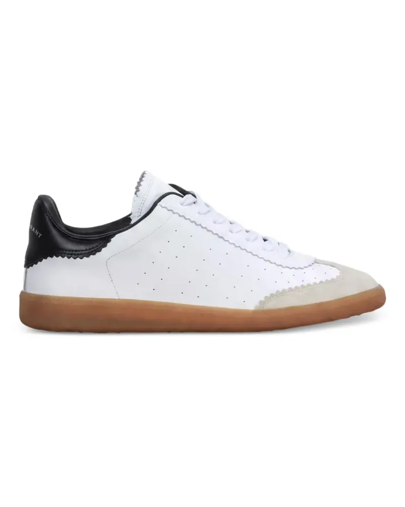 Isabel Marant Bryce scalloped-trim sneakers - Weiß Weiß