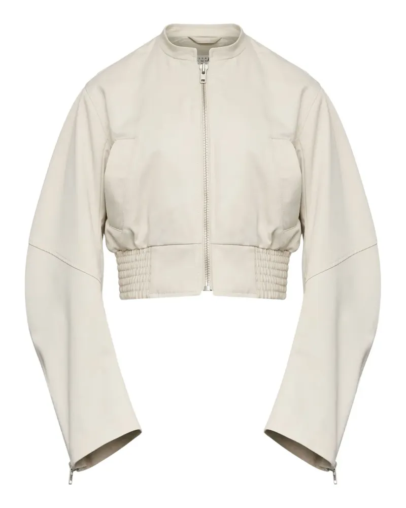 Maison Margiela Geraffte Bomberjacke - Nude Nude
