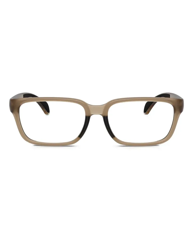 Moncler Eckige Brille aus Acetat - Braun Braun