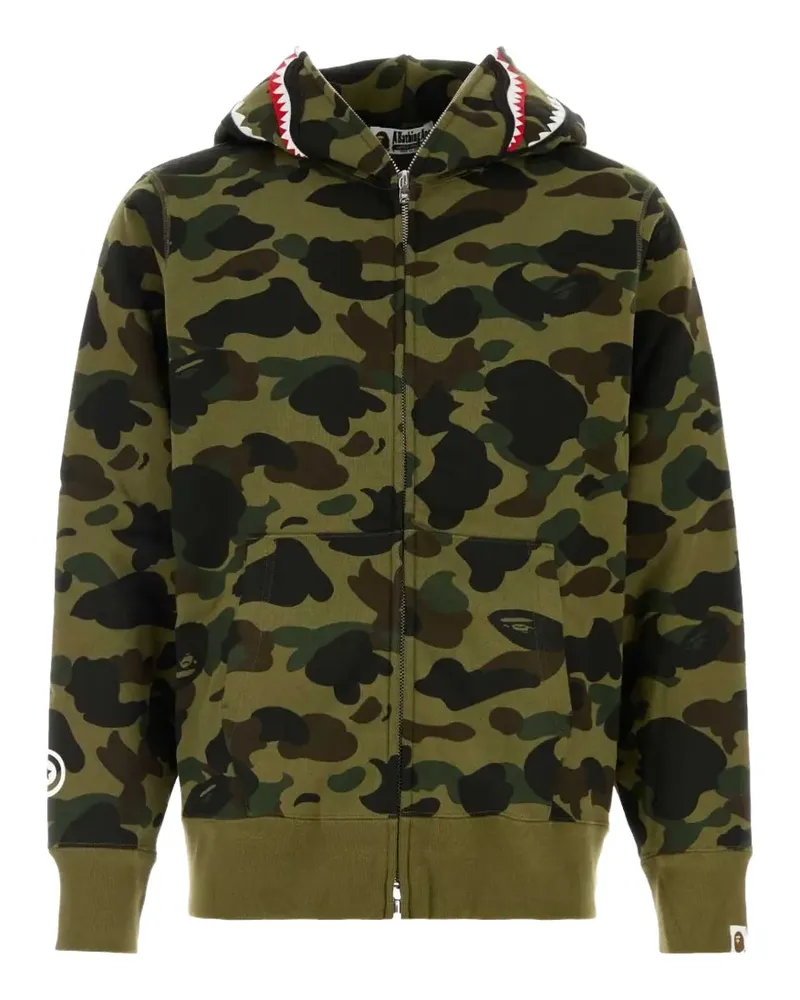 BAPE Camo Shark Kapuzenjacke - Grün Grün