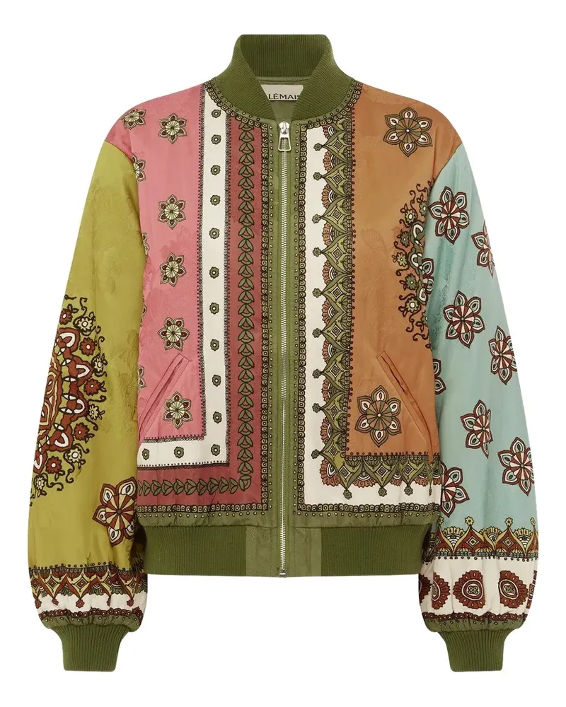 ALEMAIS Contina patterned bomber jacket - Grün Grün