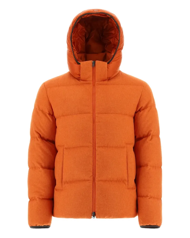 Herno Gefütterte Kapuzenjacke - Orange Orange