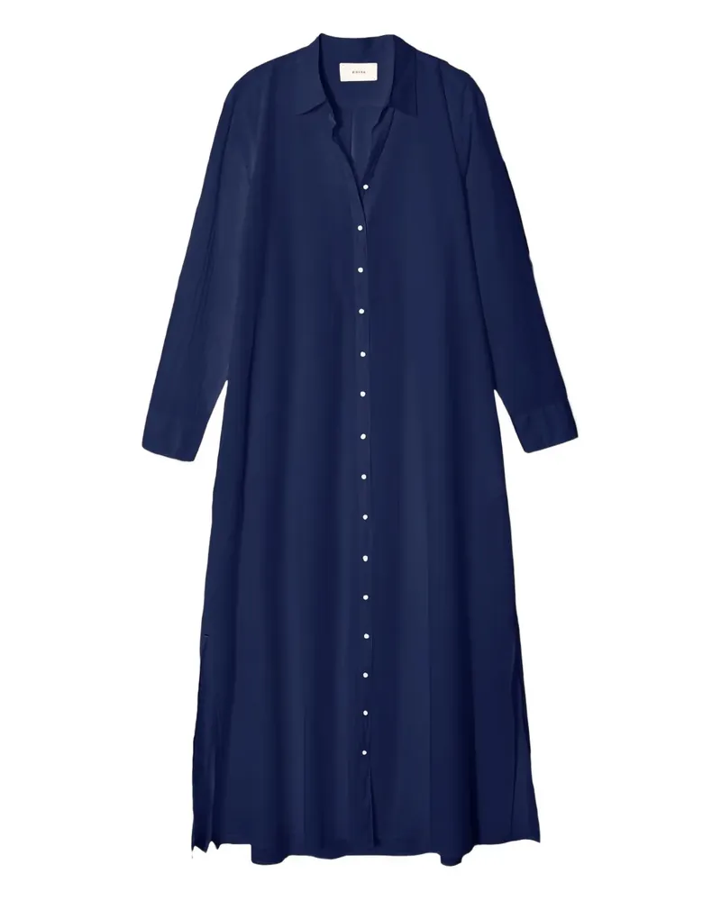 Xírena Boden Maxihemdkleid - Blau Blau