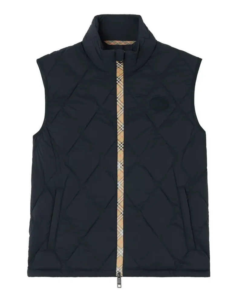 Burberry Gesteppte Acresford Weste aus Nylon - Blau Blau