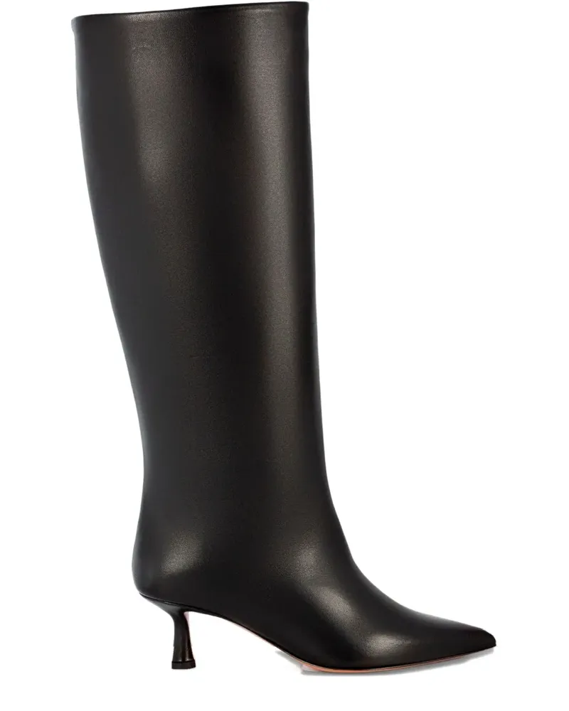 Aldo Castagna Stiefel mit spitzer Kappe 40mm - Schwarz Schwarz