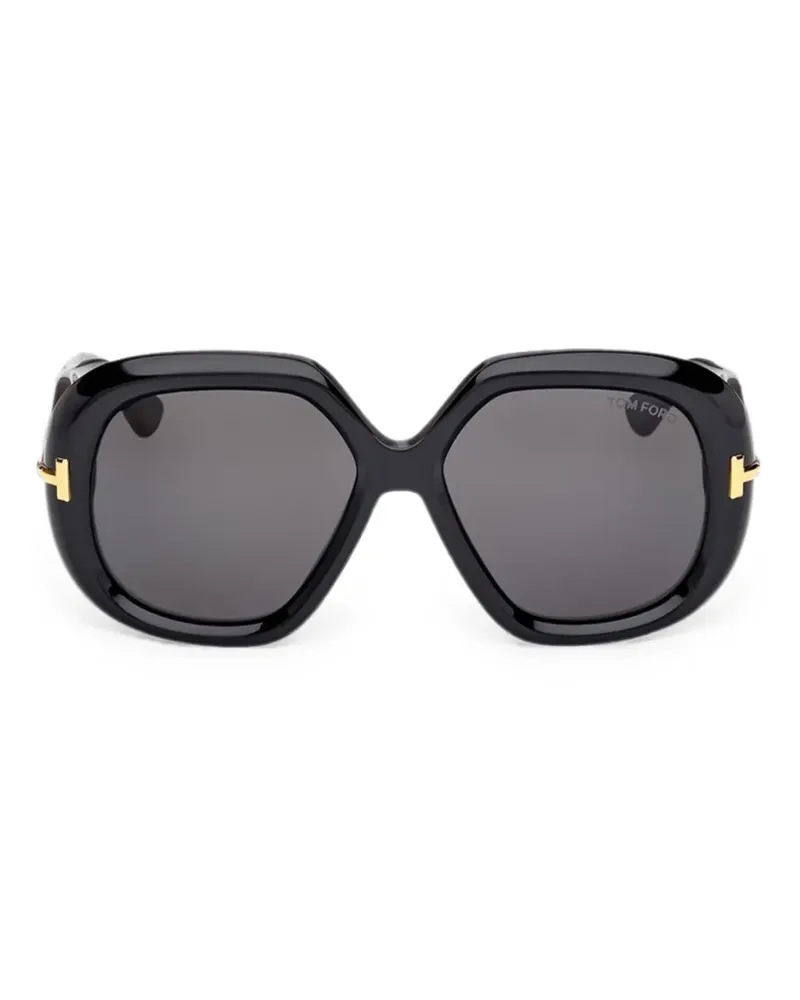 Tom Ford Icon Mask Sonnenbrille - Schwarz Schwarz