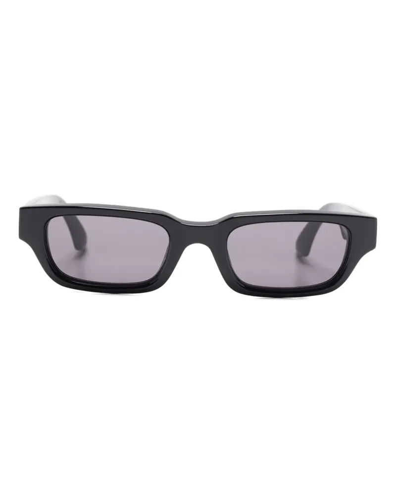 CHIMI Sonnenbrille mit eckigem Gestell - Schwarz Schwarz