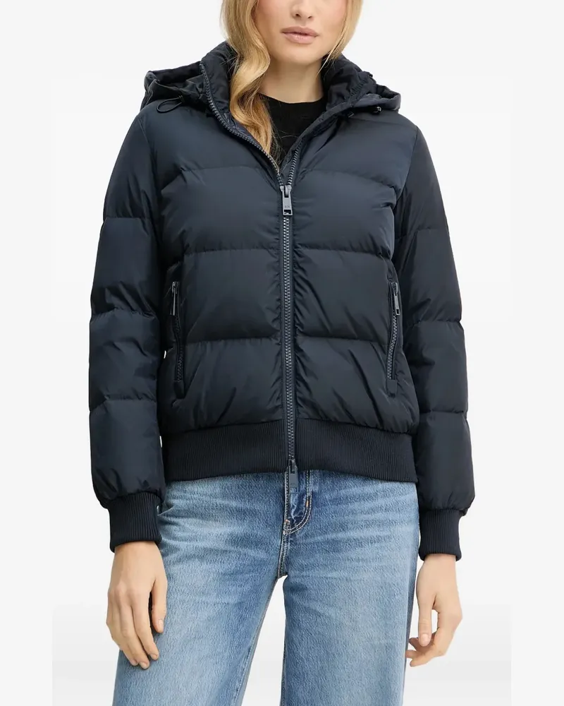 Armani Exchange hooded down jacket - Blau Blau