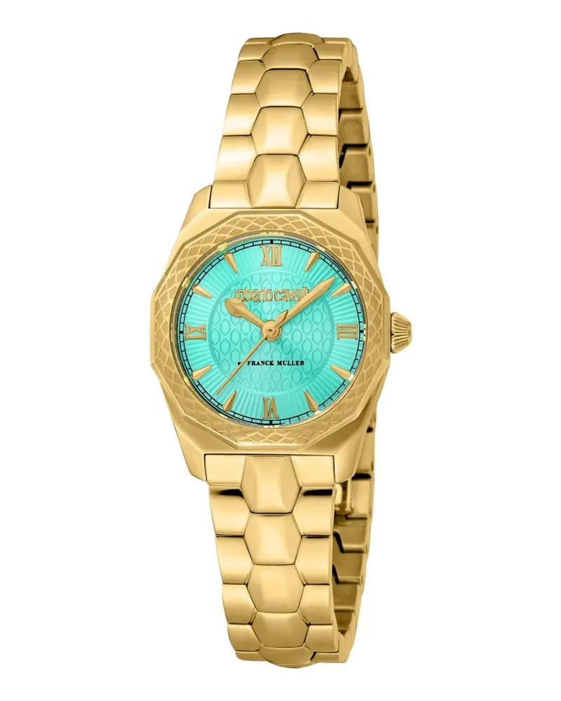 Roberto Cavalli x Franck Muller geometric-bezel 26mm watch - Blau Blau