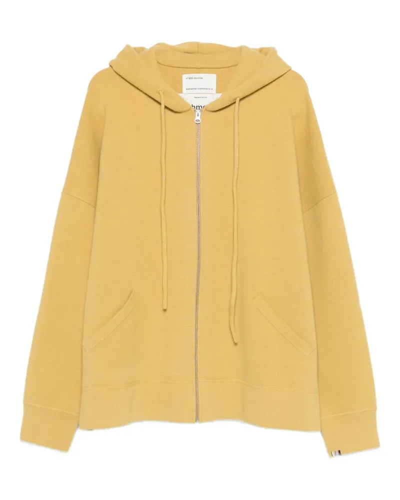 extreme cashmere Donnie zip-up hoodie - Gelb Gelb