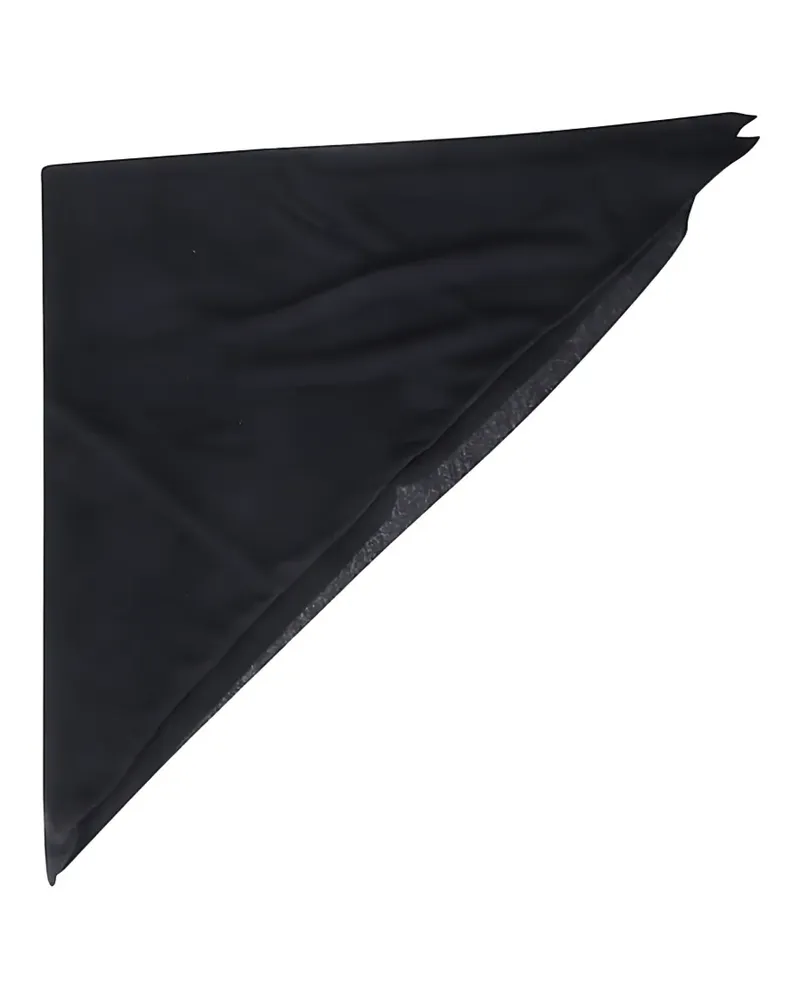 Faliero Sarti Adeli triangular scarf - Schwarz Schwarz