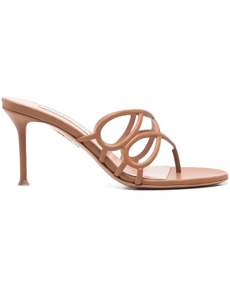 Aquazzura Infinito Sandalen 75mm - Braun Braun