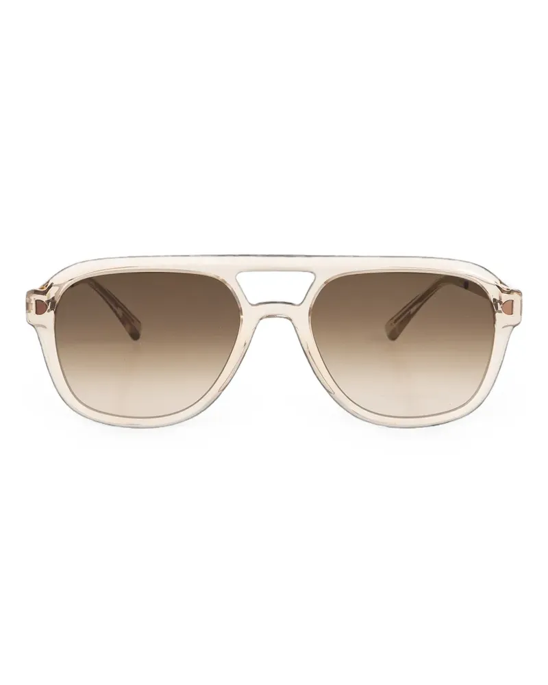 Mykita Getönte Lavand Pilotenbrille - Nude Nude
