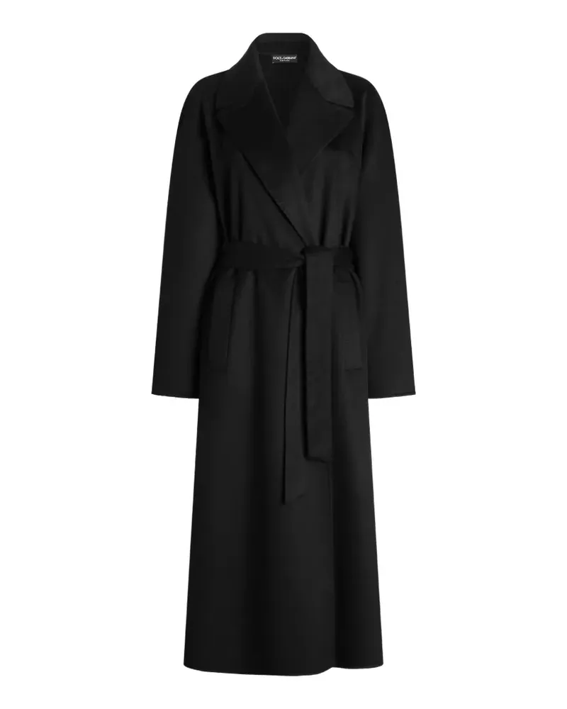 Dolce & Gabbana Doppelreihiger Trenchcoat - Schwarz Schwarz