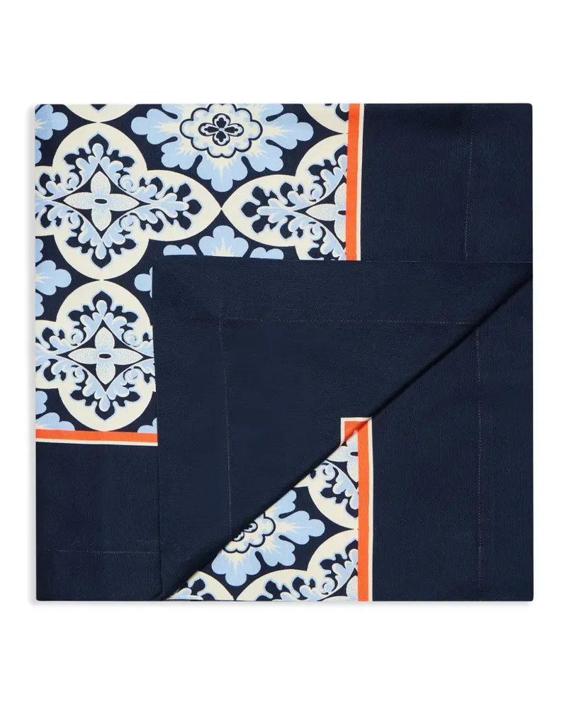 La DoubleJ Große Palazzo Tischdecke - Blau Blau