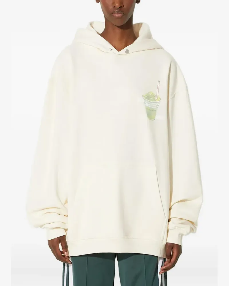 Filling Pieces Hoodie mit grafischem Print - Nude Nude
