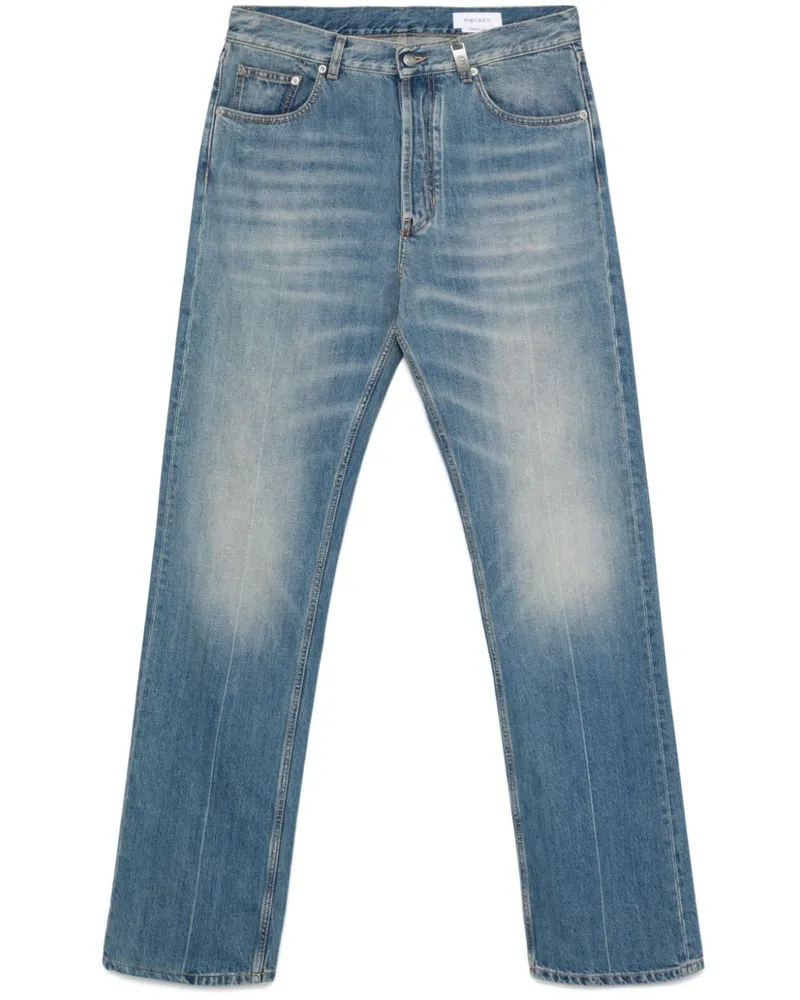 Alexander McQueen Jeans mit geradem Bein - Blau Blau