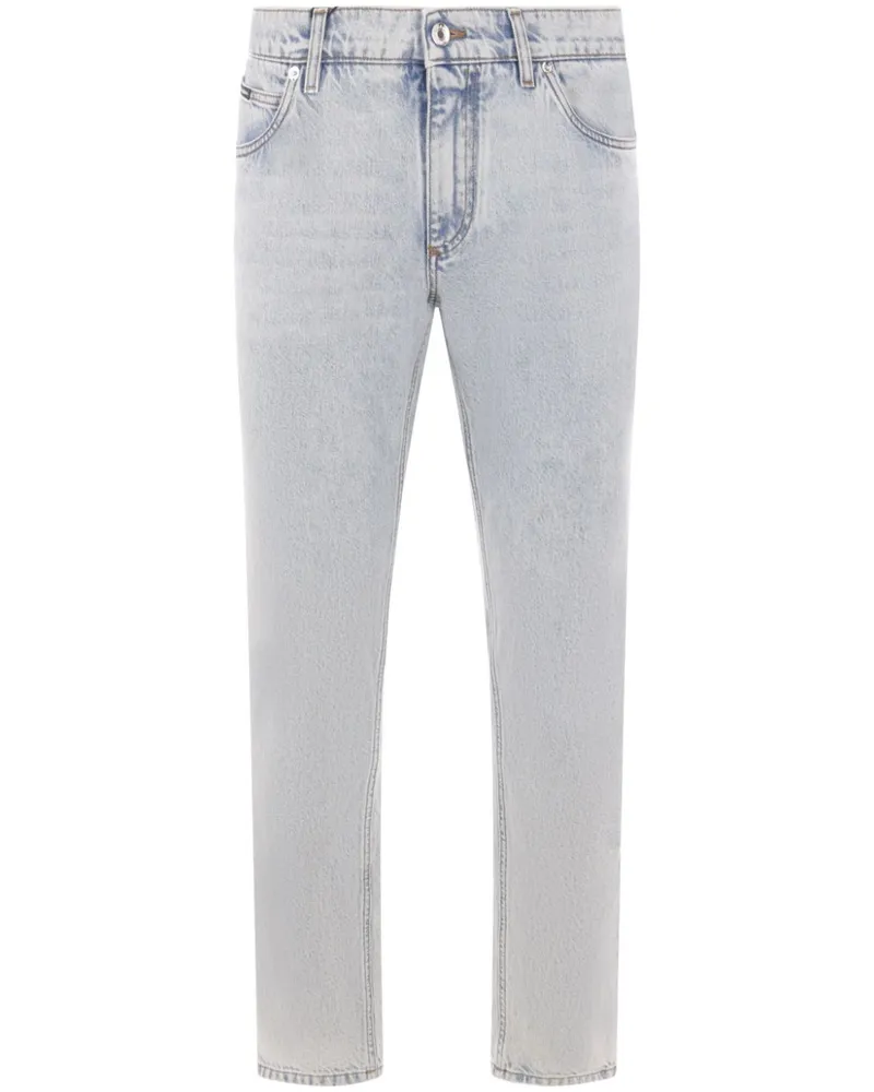 Dolce & Gabbana Klassische Slim-Fit-Jeans - Blau Blau