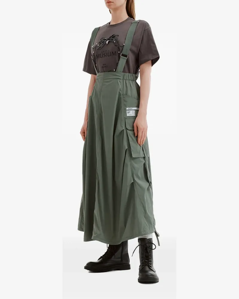 Musium Div. flap-pocket jumpsuit - Grün Grün