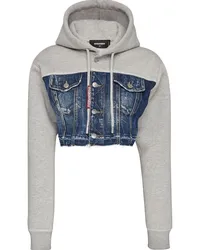 Dsquared2 Hemd im Layering-Look Blau