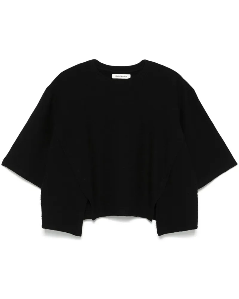 Henrik Vibskov Tape T-Shirt - Schwarz Schwarz