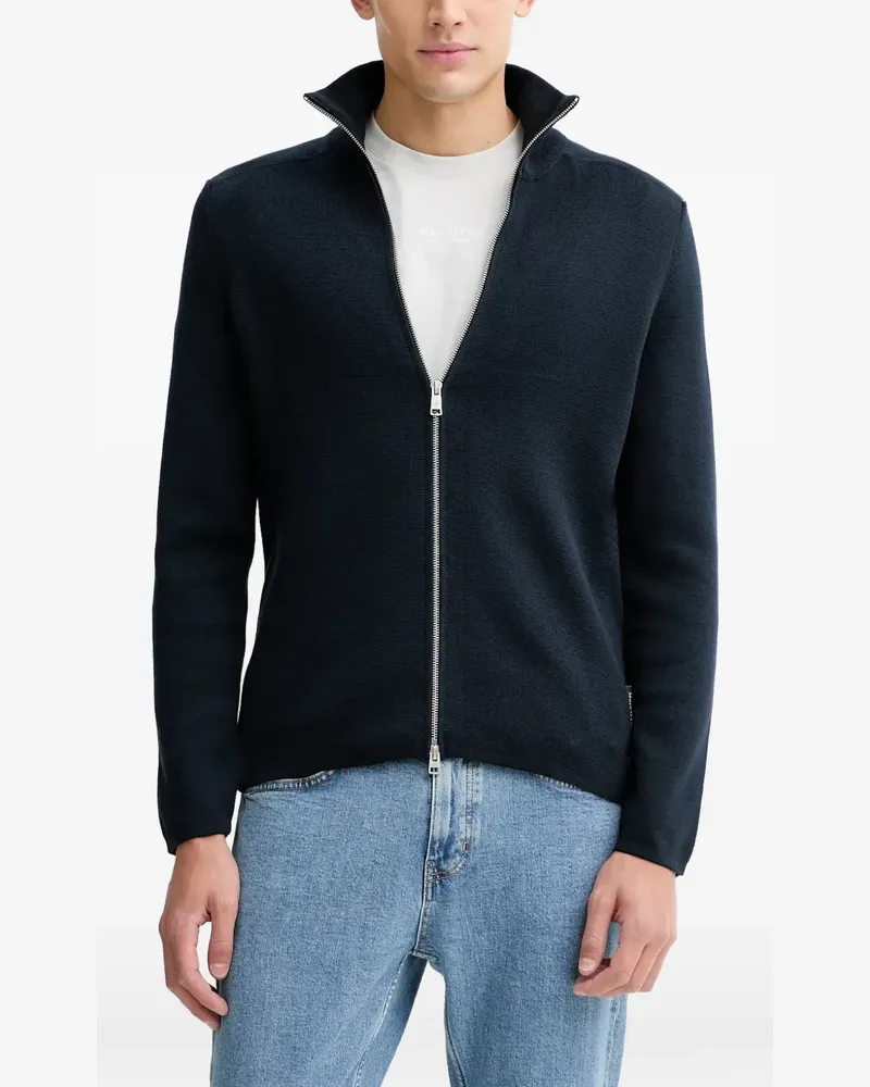 Marc O'Polo zip turtleneck knitwear - Blau Blau