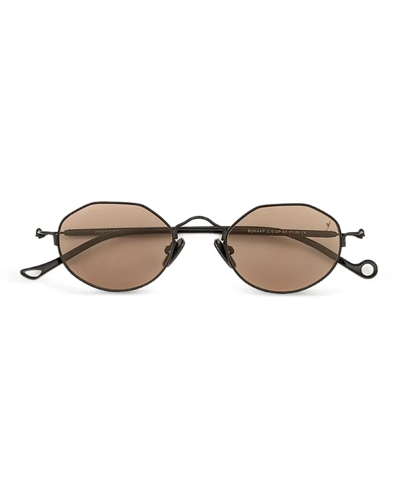 Eyepetizer Sonnenbrille mit geometrischem Gestell - Schwarz Schwarz