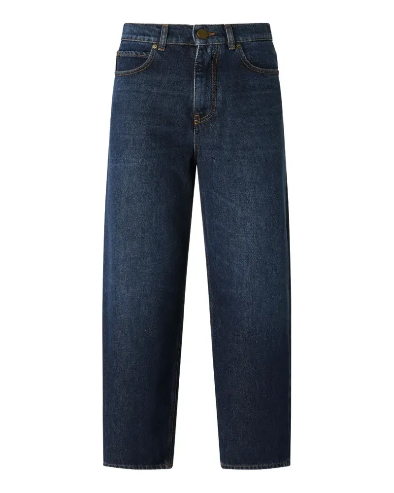 Pinko Jeans mit Logo-Stickerei - Blau Blau