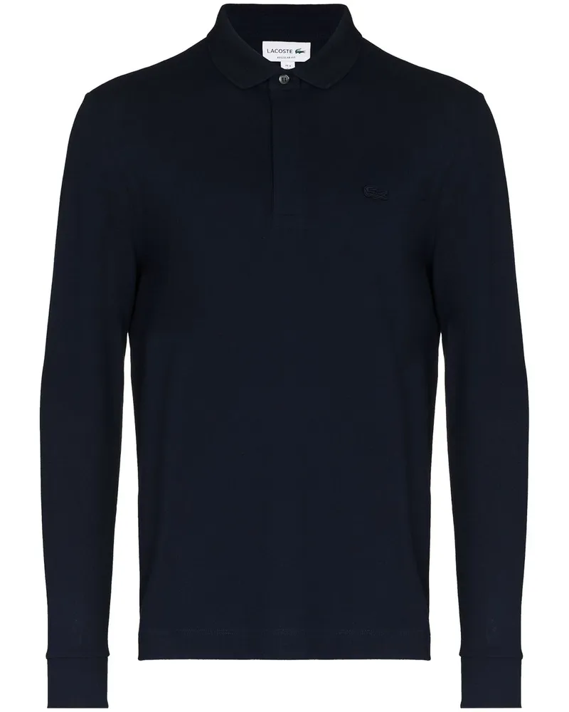 Lacoste Langärmeliges Poloshirt - Blau Blau