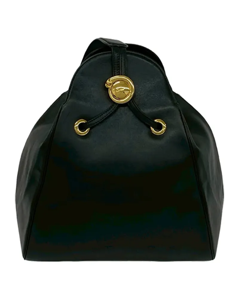 Cartier 1990-2000 Leather Panthere Drawstring shoulder bag - Schwarz Schwarz