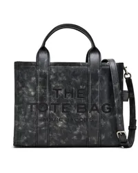 Marc Jacobs The Medium Distressed Leather Handtasche Schwarz