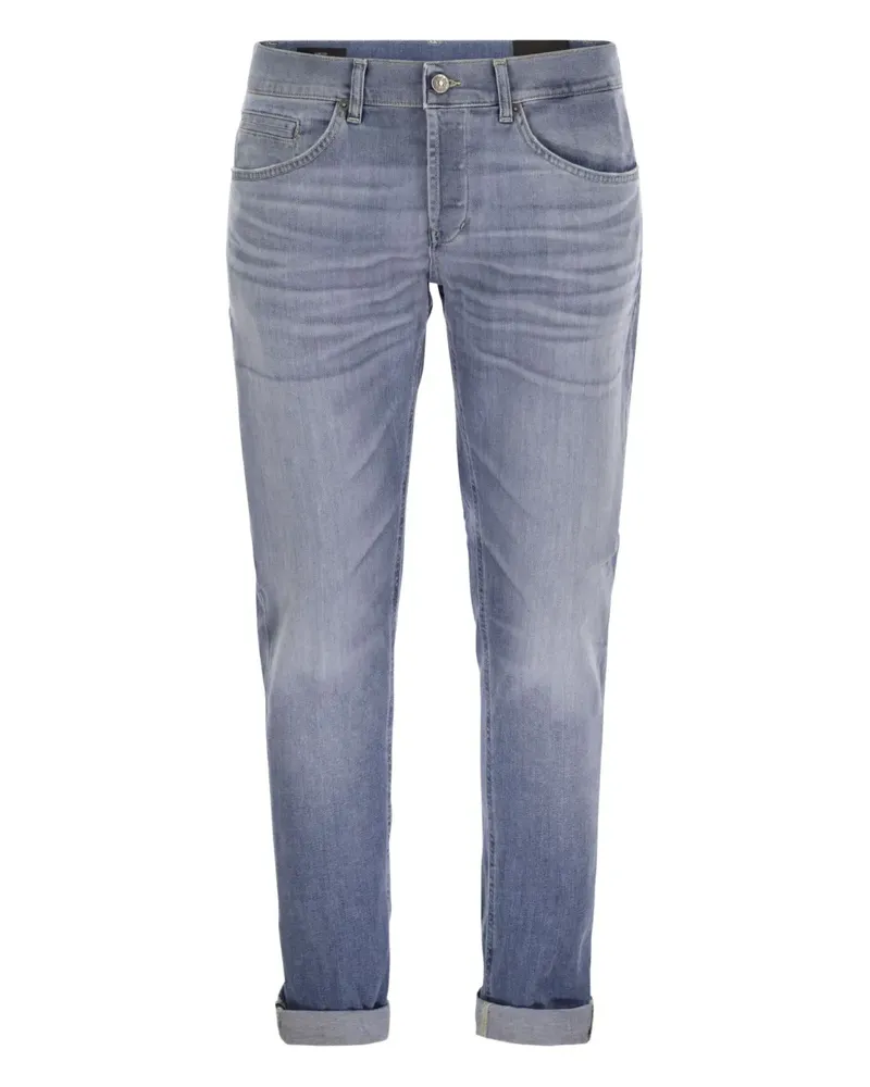 Dondup George Jeans mit Logo - Blau Blau