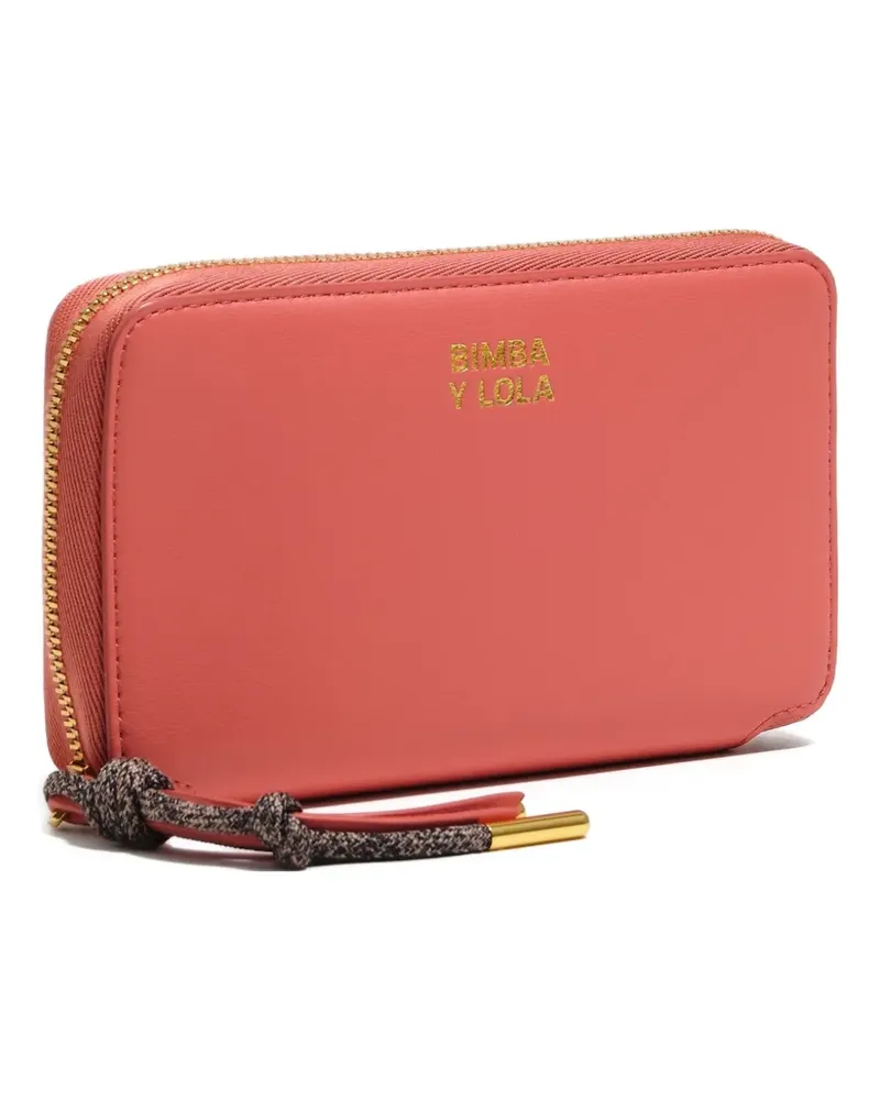 BIMBA Y LOLA Portemonnaie mit Reißverschluss - Rosa Rosa