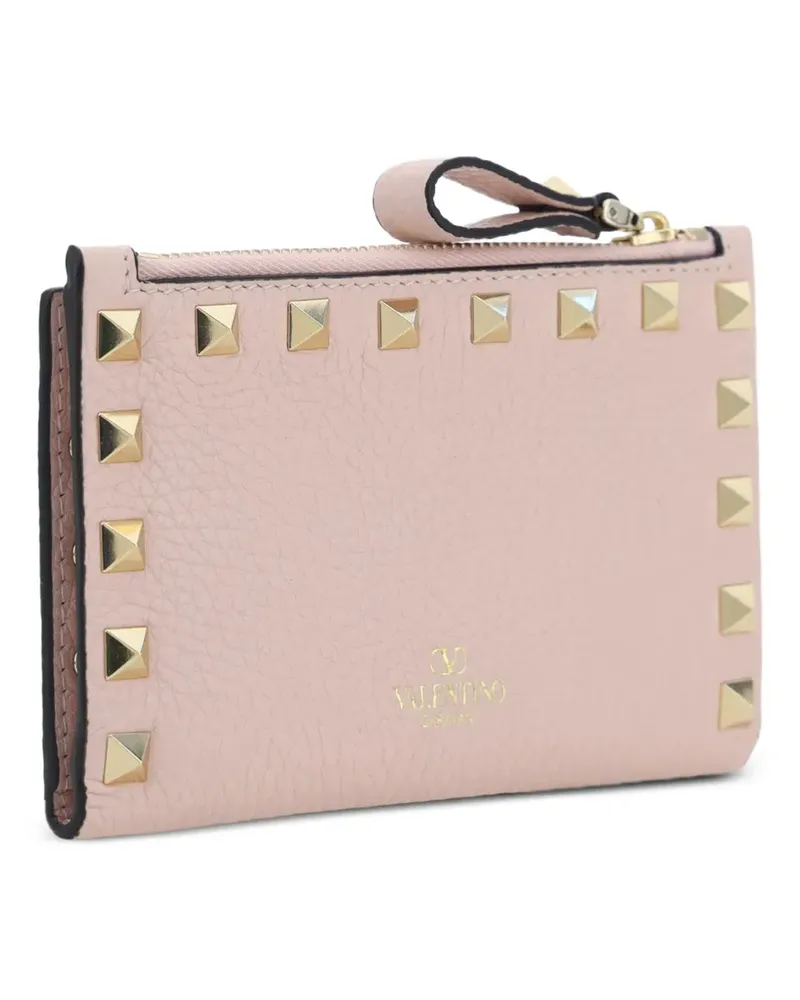 Valentino Garavani Rockstud leather wallet - Rosa Rosa