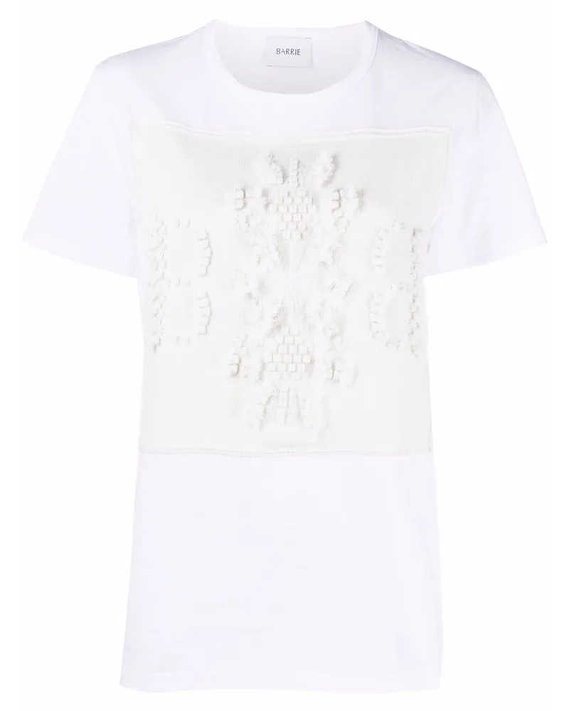 Barrie T-Shirt mit B-Logo - Weiß Weiß
