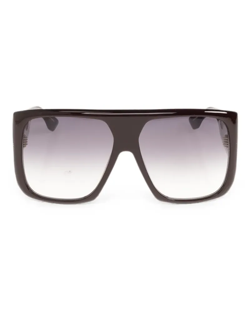 Victoria Beckham Sonnenbrille im Oversized-Look - Rot Rot