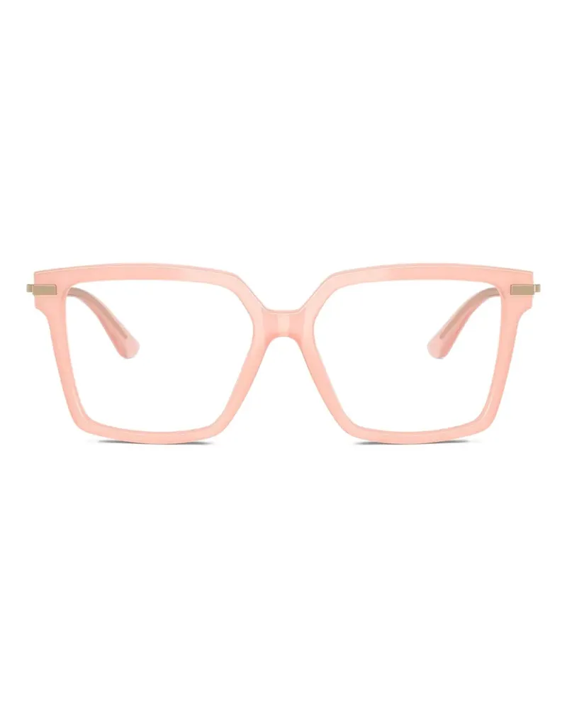 Dolce & Gabbana Brille mit eckigem Gestell - Rosa Rosa