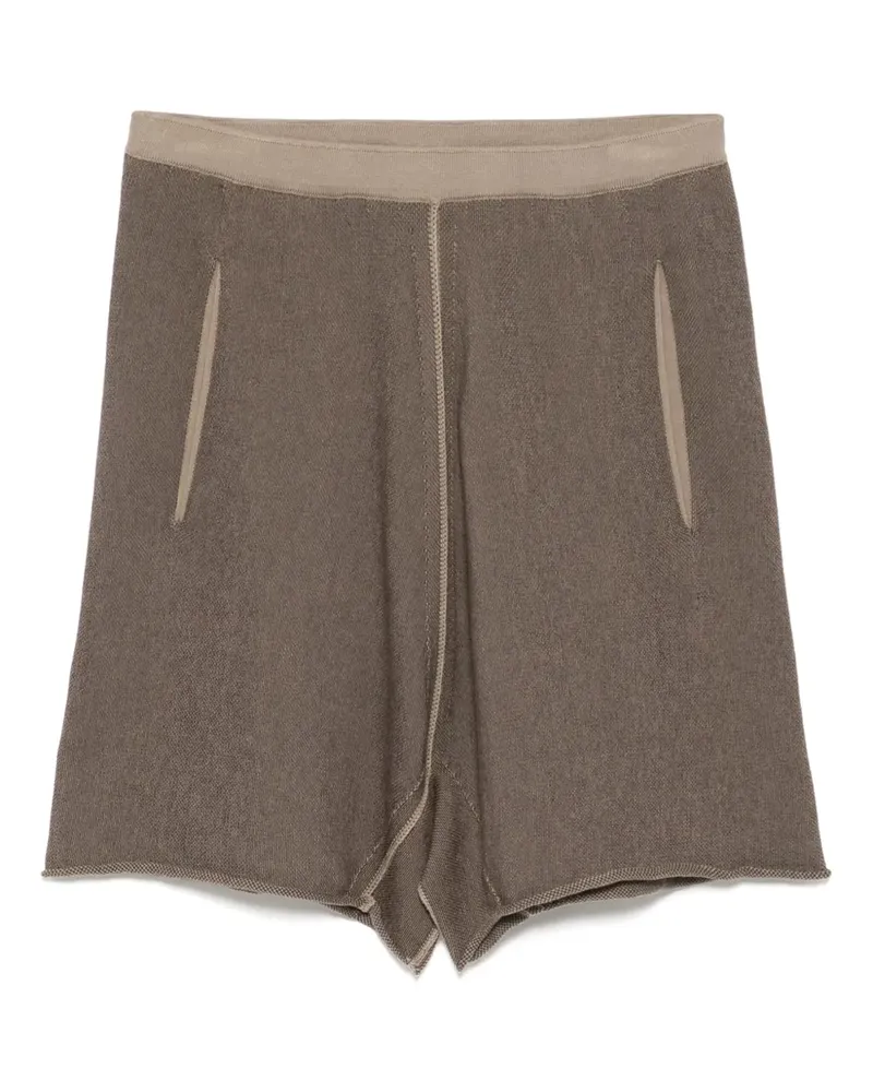 Label Under Construction Klassische Shorts - Braun Braun