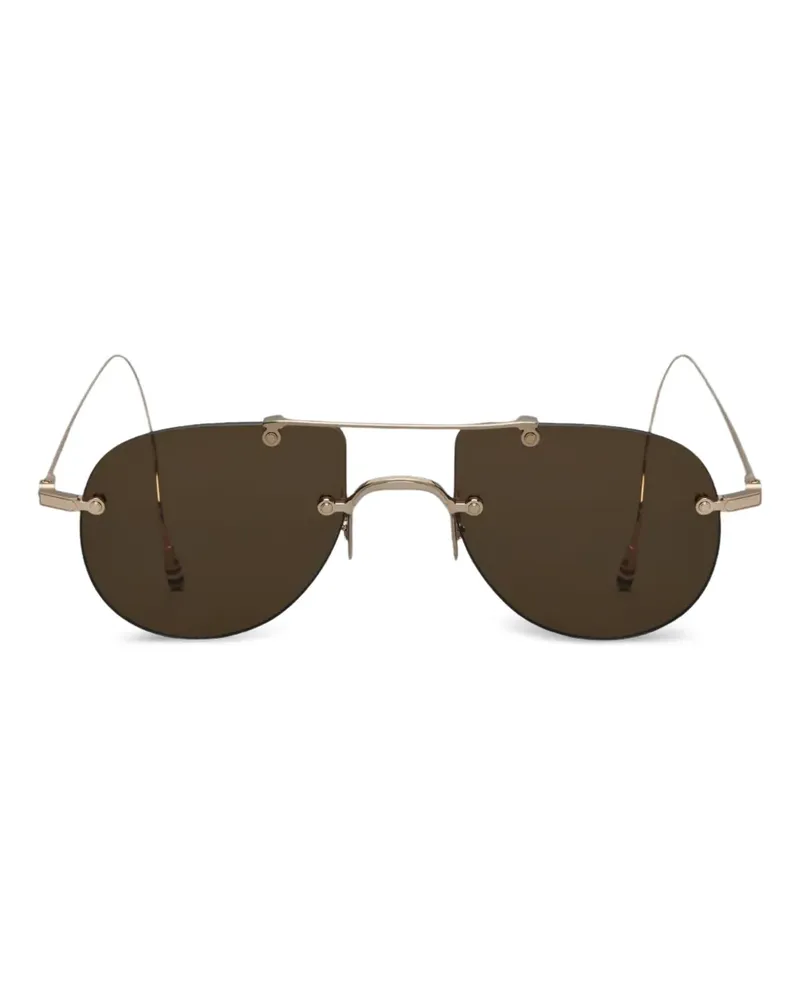 Thom Browne round-frame sunglasses - Braun Braun